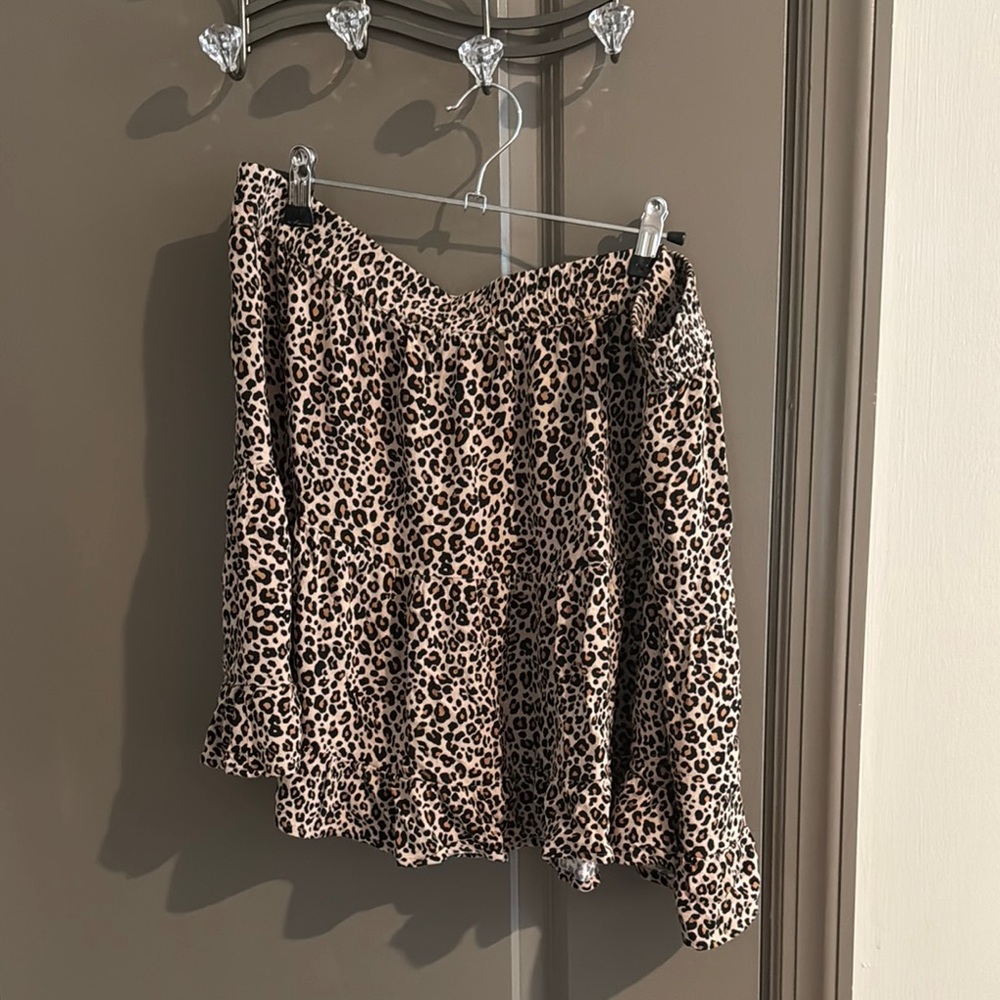 Leopard Print American Eagle Skirt